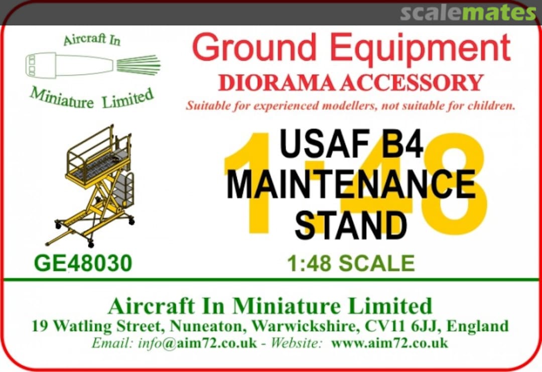 Boxart USAF B4 Maintenance Stand GE48030 Aircraft In Miniature Ltd