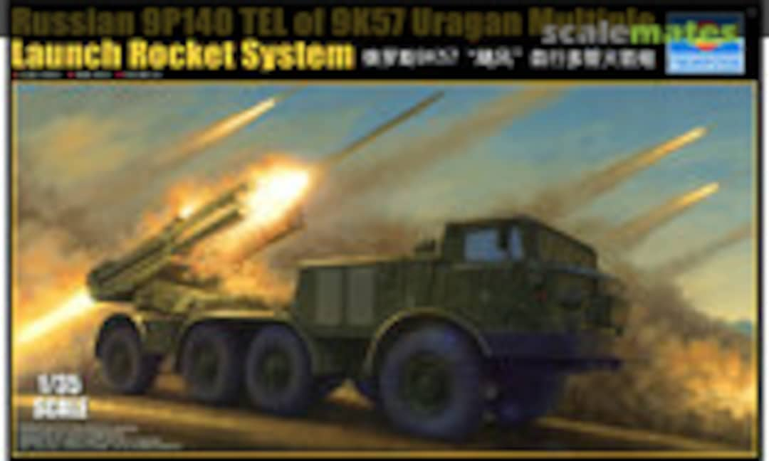 1:35 9P140 TEL of 9K57 Uragan Multiple Launch Rocket System (Trumpeter 01026)