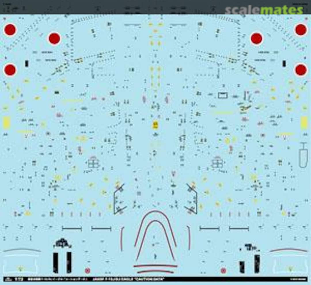 Boxart JASDF F-15J/DJ Eagle `caution data` A-72012 MYK Design