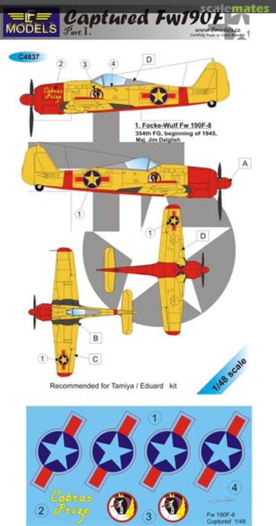 Boxart Captured Fw 190F - Part I C4837 LF Models