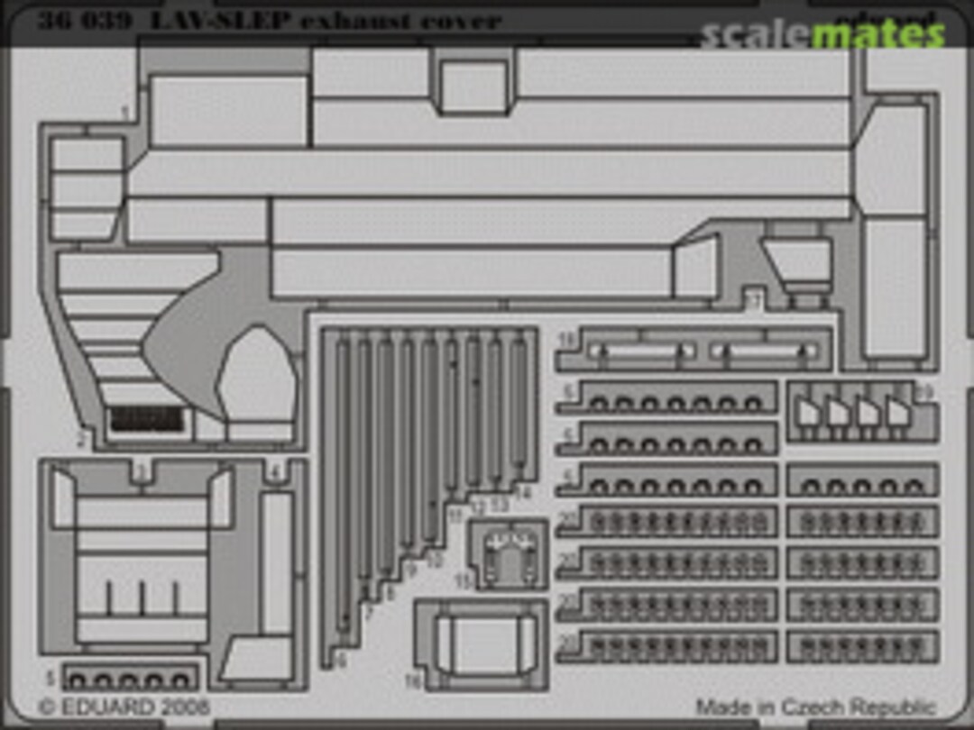 Boxart LAV-SLEP Exhaust Cover 36039 Eduard