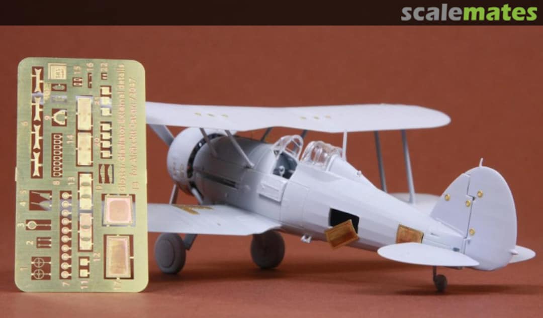 Boxart Gloster Gladiator Exterior Details 72047 SBS Model