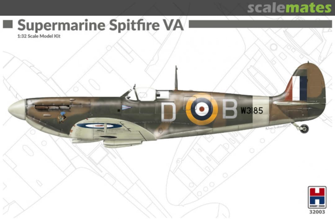 Boxart Supermarine Spitfire Va 32003 Hobby 2000