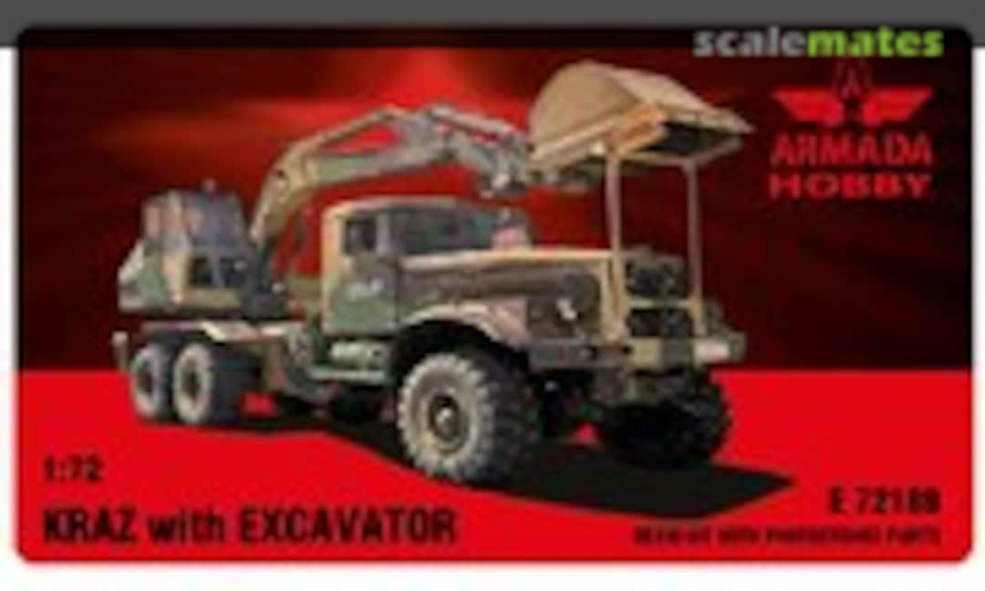 1:72 KRAZ with Excavator (Armada Hobby E72189)