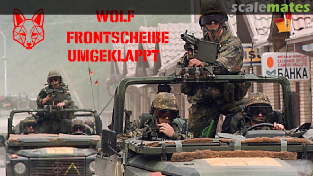 Boxart WOLF Frontscheibe umgeklappt  MAD-Modellbau