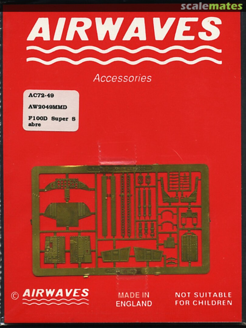 Boxart F-100D Super Sabre AC72-49 Airwaves