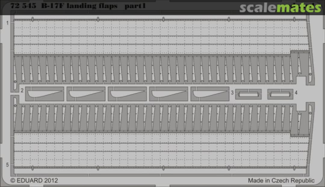 Boxart B-17F Landing Flaps 72545 Eduard