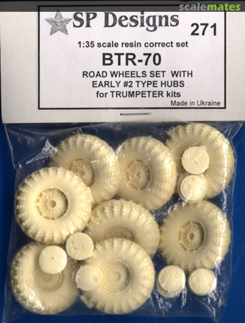 Boxart BTR-70 Road Wheel Set 271 SP Designs