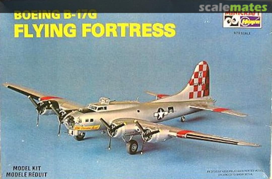 Boxart Boeing B-17G Flying Fortress 1113 Minicraft Hasegawa