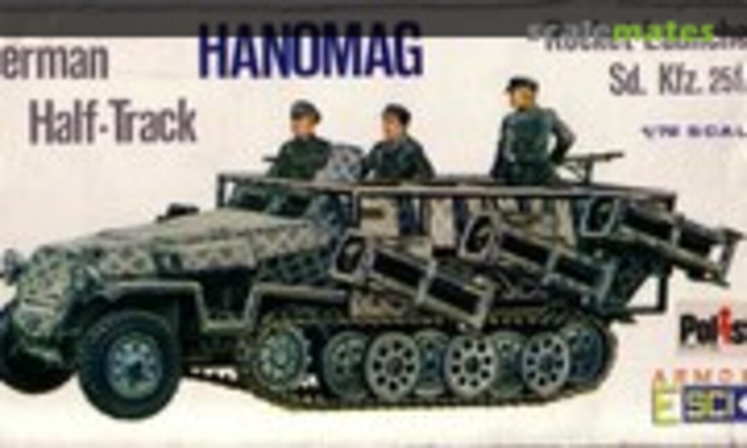 1:72 German Half-Track Hanomag Rocket Launcher Sd. Kfz. 251/1 (Polistil 8022)