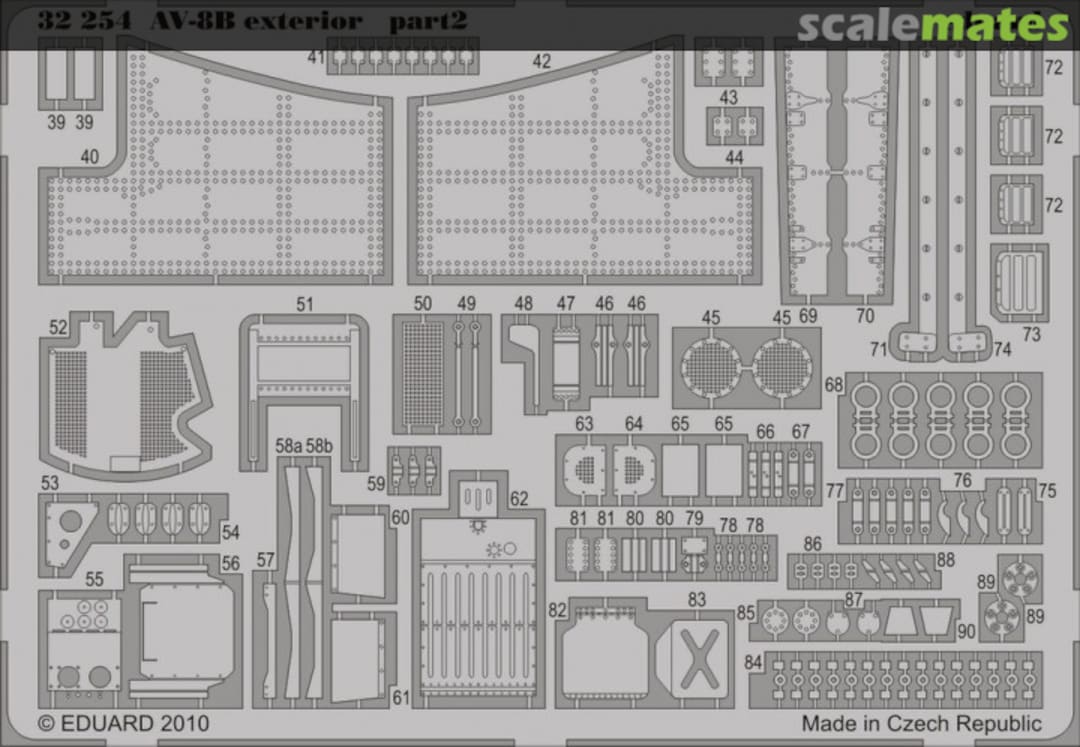 Boxart AV-8B exterior 32254 Eduard