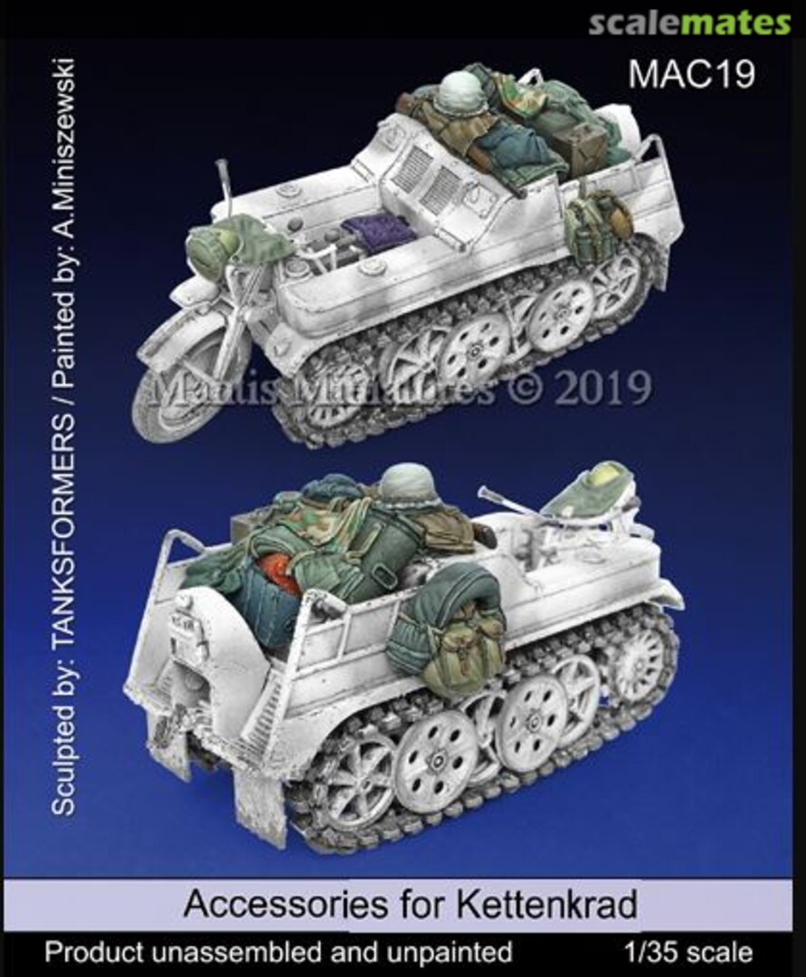 Boxart Accessories for Kettenkrad MAC19 Mantis Miniatures