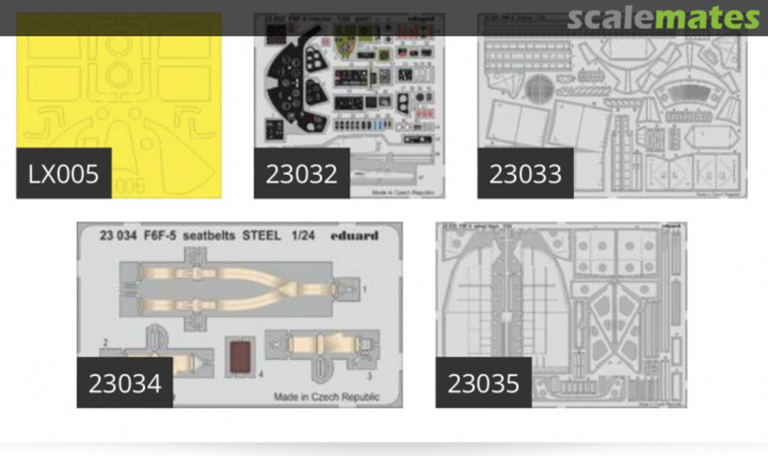 Contents F6F-5 BIG2404 Eduard