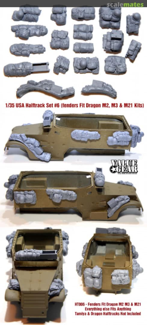 Boxart Halftrack Pack & Fender Set #6 HT006 Value Gear