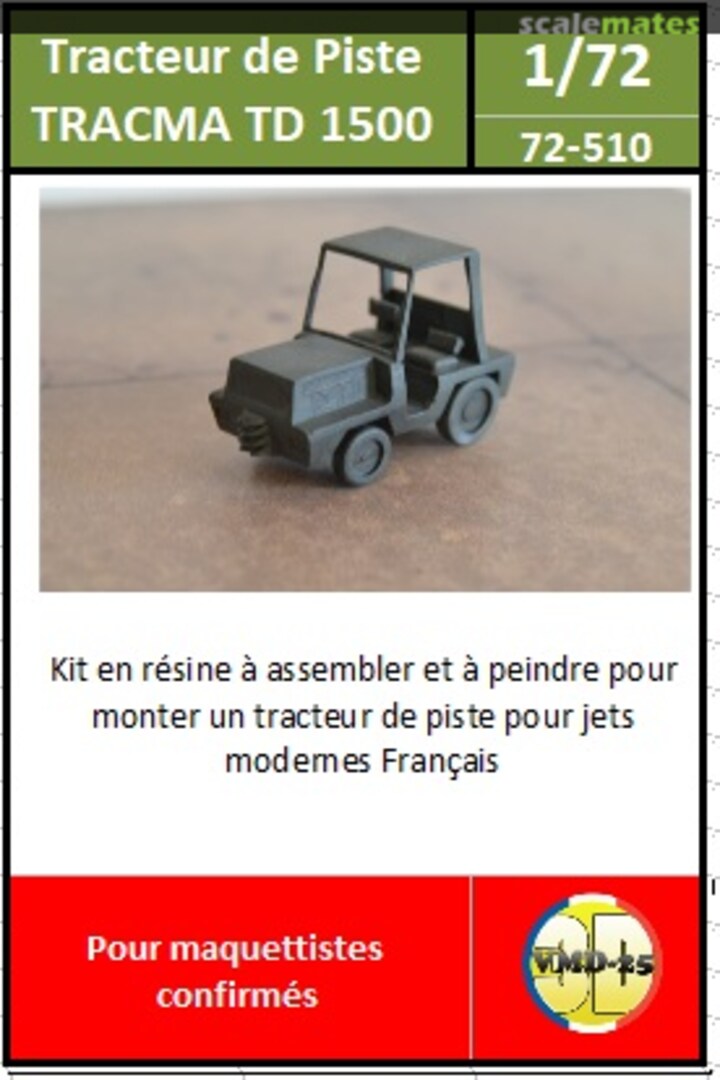 Boxart Tracteur de Piste TRACMA TD 1500 72-510 VMD25_3D