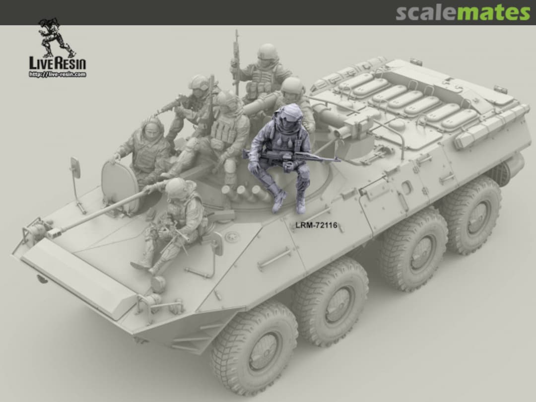 Boxart Russian Soldier for tanks, ifvs or apc LRM72116 Live Resin