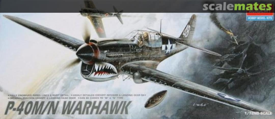 Boxart P-40M/N Warhawk 1668 Academy