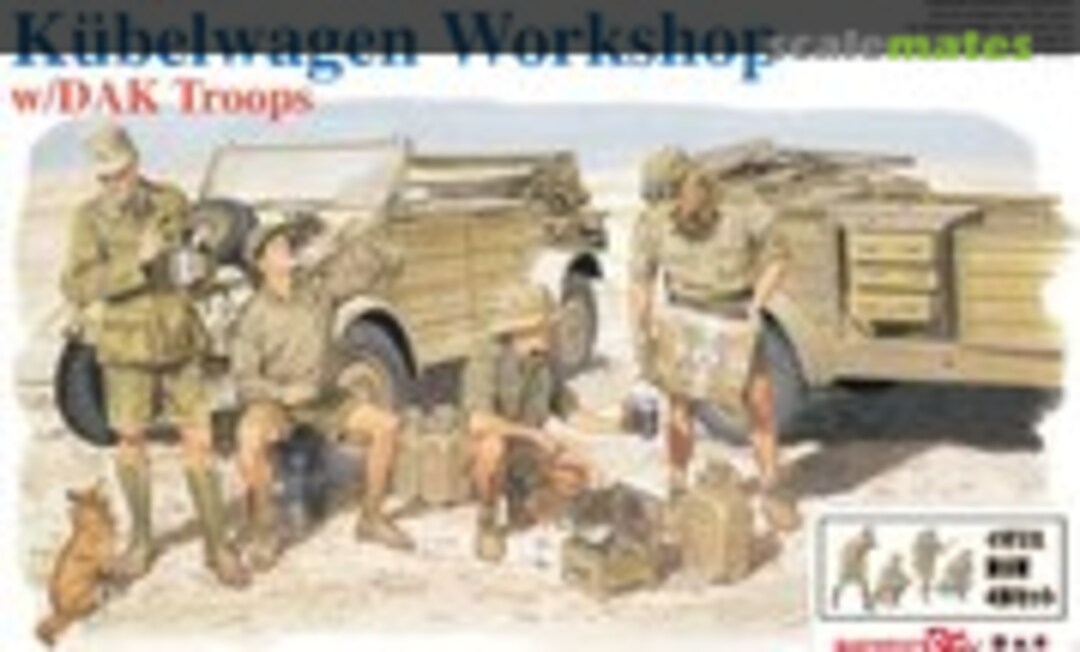 1:35 Kubelwagen Workshop w/DAK Troops (Dragon 30TH-18)