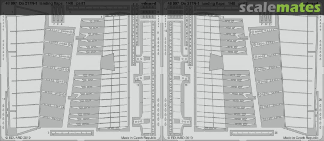 Boxart Do 217N-1 landing flaps 48997 Eduard