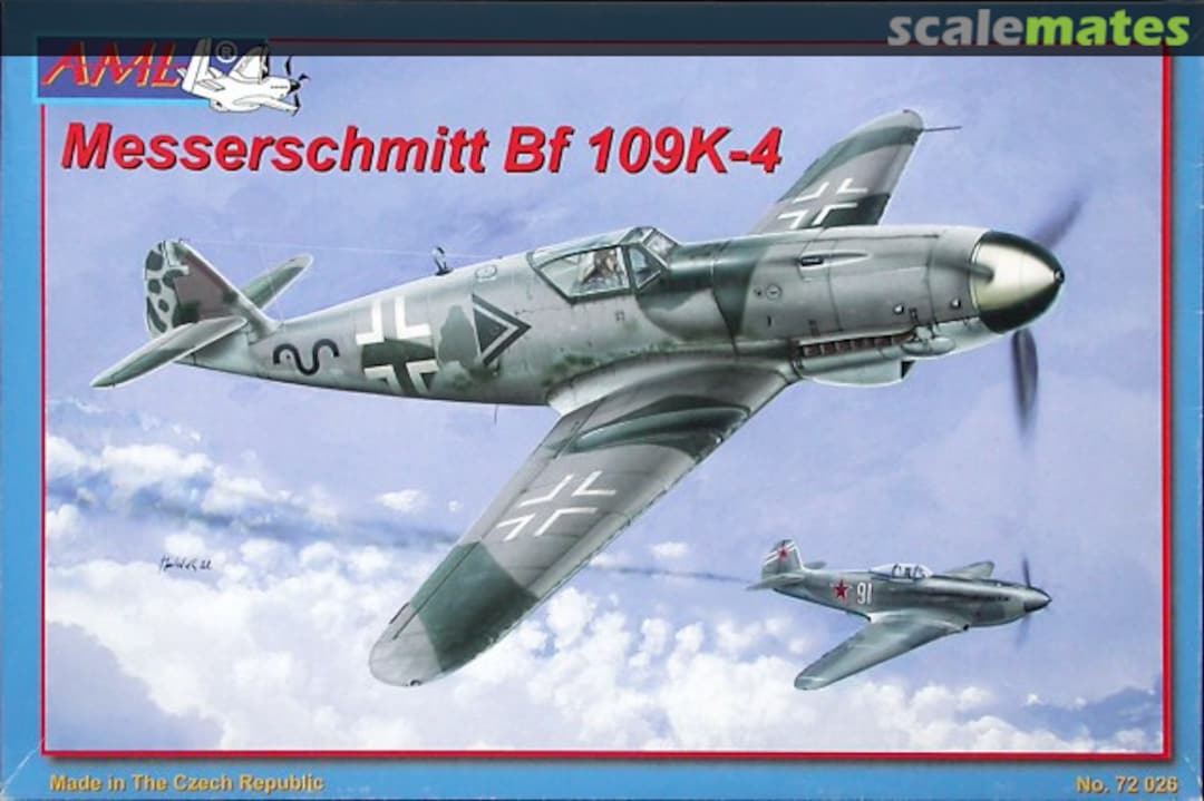 Boxart Messerschmitt Bf 109K-4 72026 AML