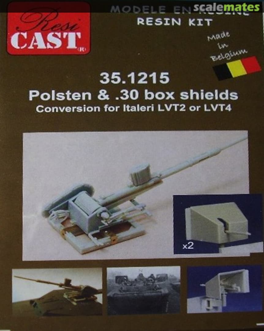 Boxart Polsten & .30 cal Box Shields 35.1215 Resicast