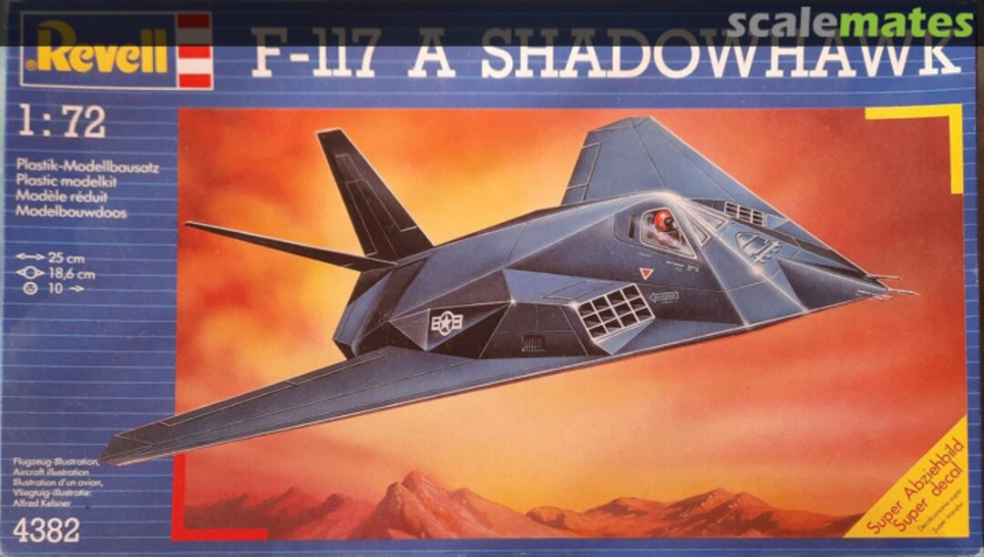 Boxart F-117 A Shadowhawk 4382 Revell