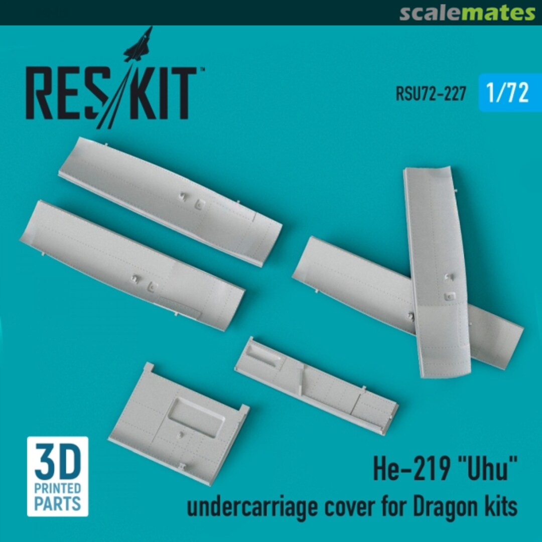 Boxart He 219 Uhu - undercarriage covers RSU72-0227 ResKit