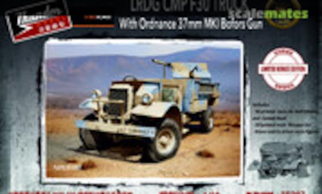 1:35 LRDG F30 Gun Truck With Ordnance 37mm MKI Bofors Gun (Thunder Model 35307)