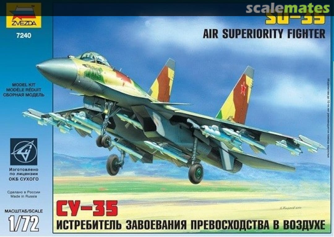 Boxart Sukhoi Su-35 7240 Zvezda