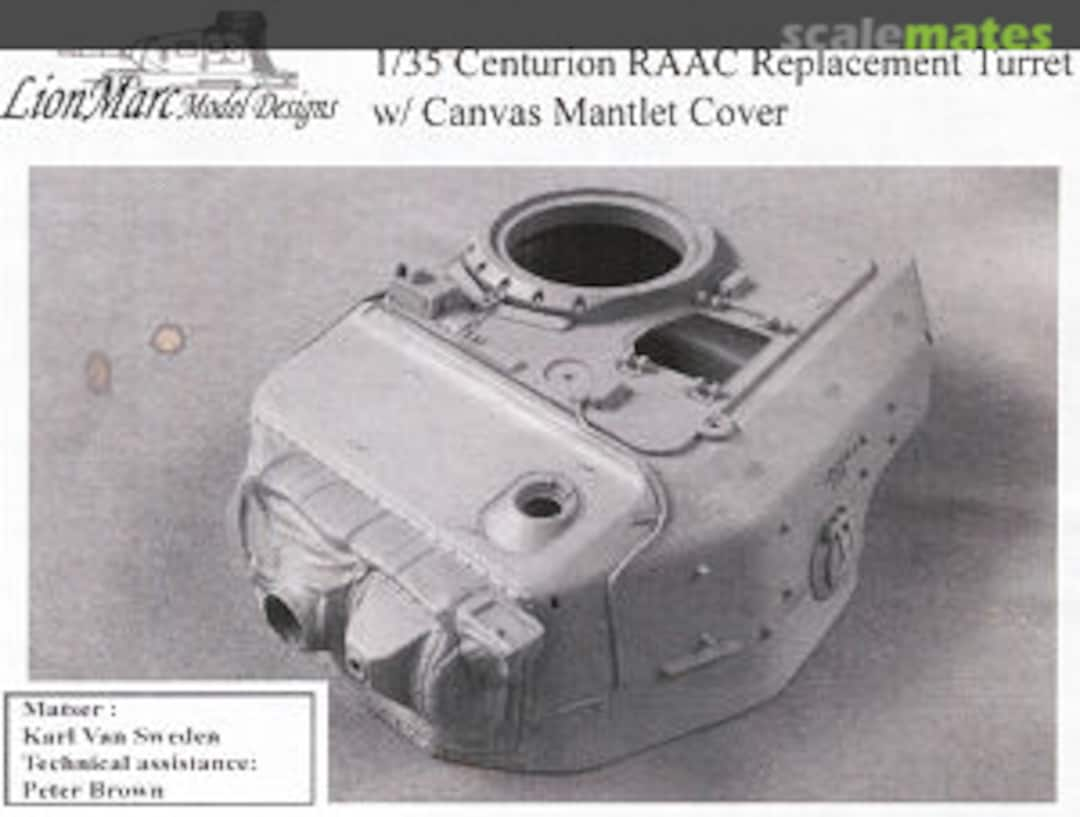 Boxart Centurion Mk 5 RAAC Turret with Canvas LM33001 LionMarc