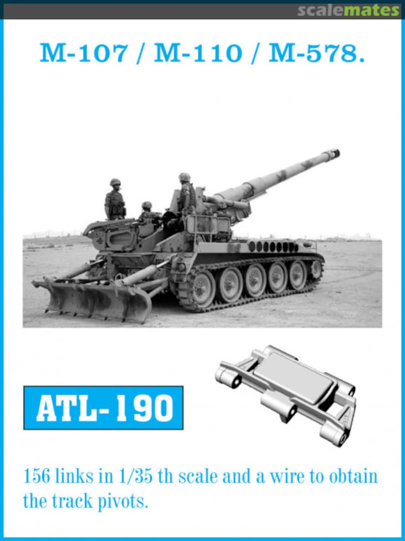 Boxart M-107 / M-110 / M-578 ATL-190 Friulmodel