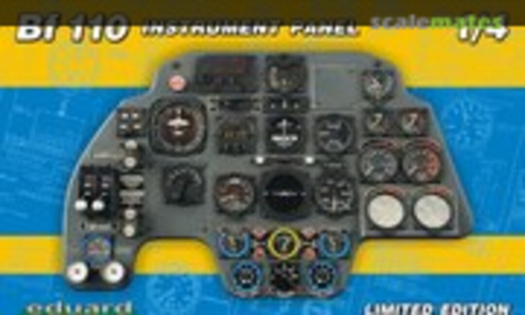 1:4 Messerschmitt Bf 110 Instrument panel (Eduard 14001)