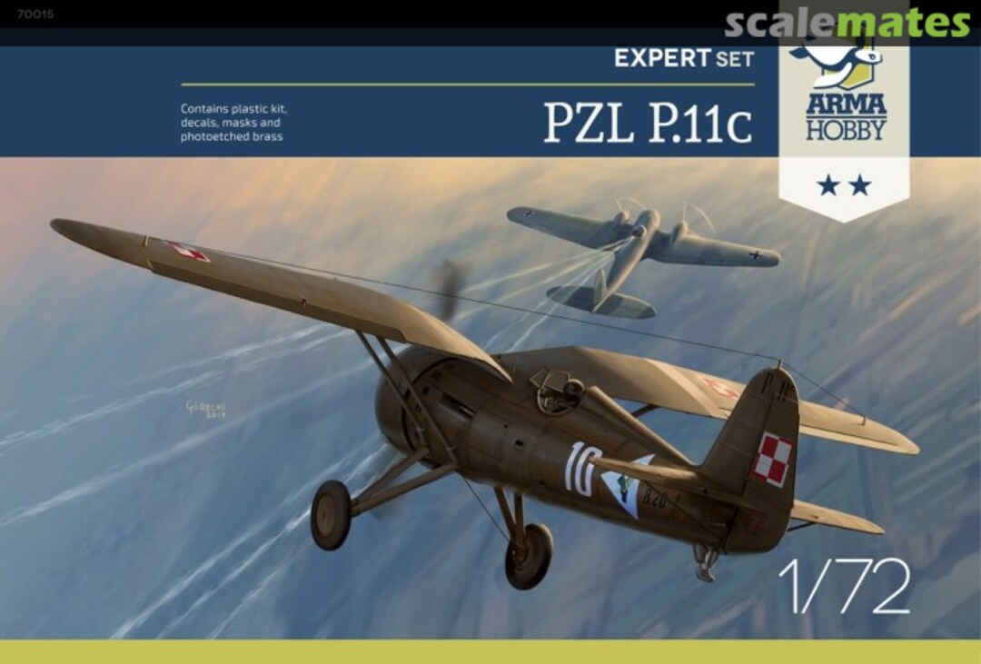 Boxart PZL P.11c 70015 Arma Hobby