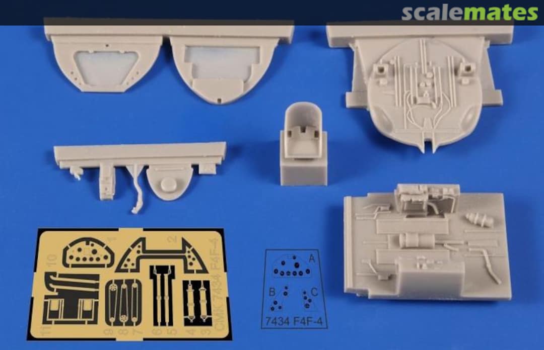 Boxart F4F-4 Wildcat Interior (for Airfix) 7434 CMK