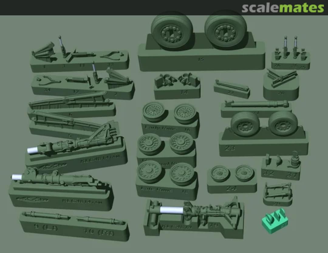 Boxart F-14A/B/D Landing Gear Set KLG4814TAM Kazan