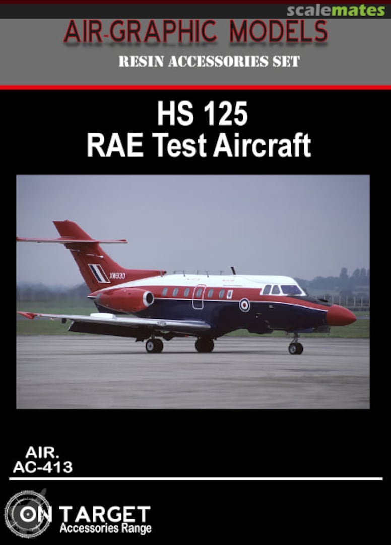 Boxart HS 125 RAE Test Aircraft AIR.AC-413 Air-Graphic Models