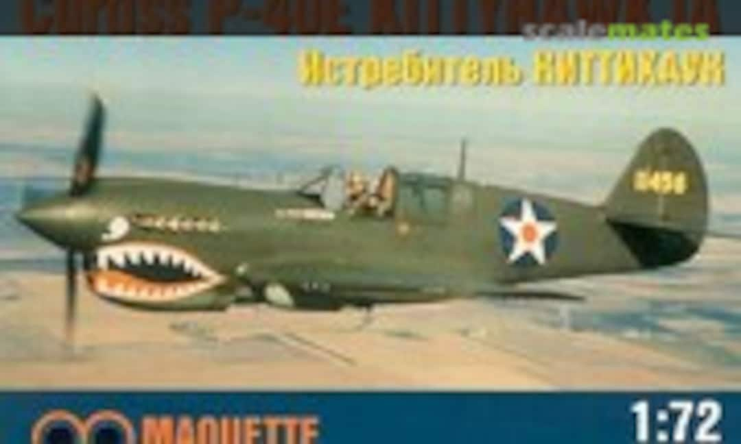 1:72 Curtiss P-40E Kittyhawk Ia (Maquette MQ-7225)