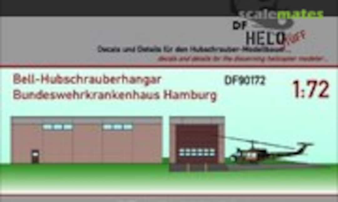 1:72 Hubschrauberhangar Bundeswehrkrankenhaus Hamburg (DF HeloStuff DF90172)