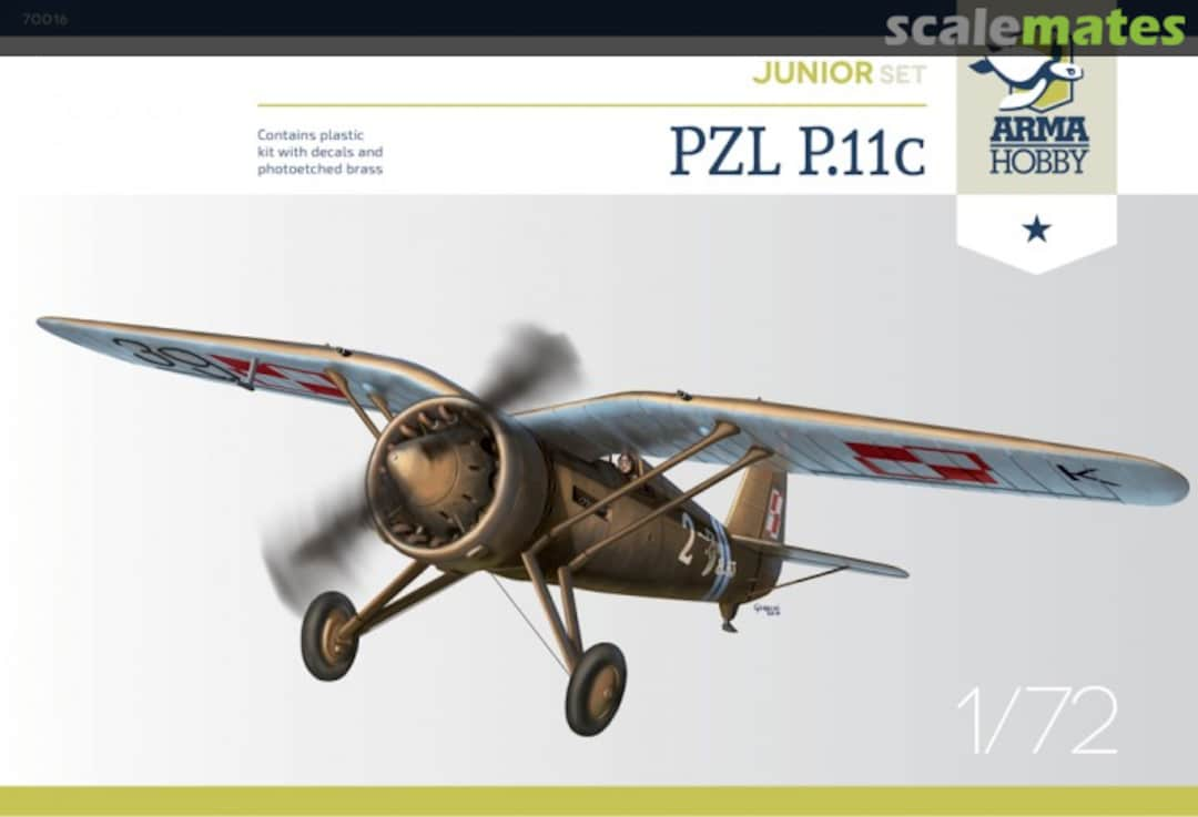 Boxart PZL P.11c 70016 Arma Hobby