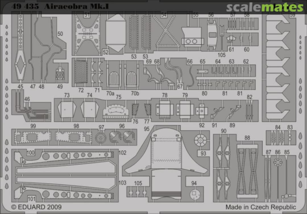 Boxart Airacobra Mk.I S.A. 49435 Eduard
