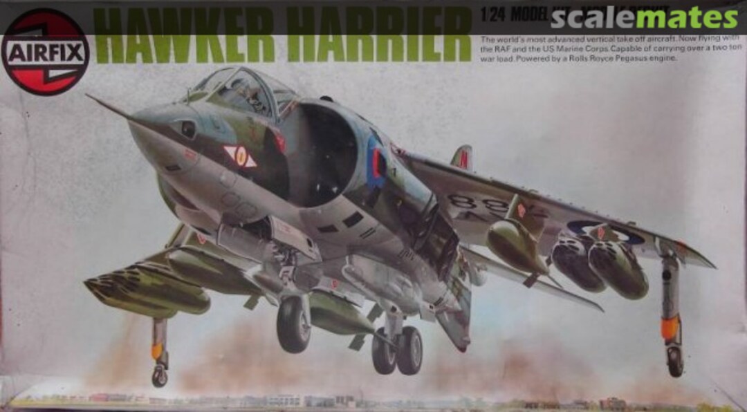 Boxart Hawker Harrier 18001 Airfix