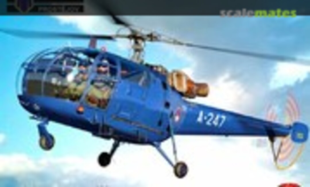 1:72 Alouette III (Kovozávody Prostějov KPM0278)