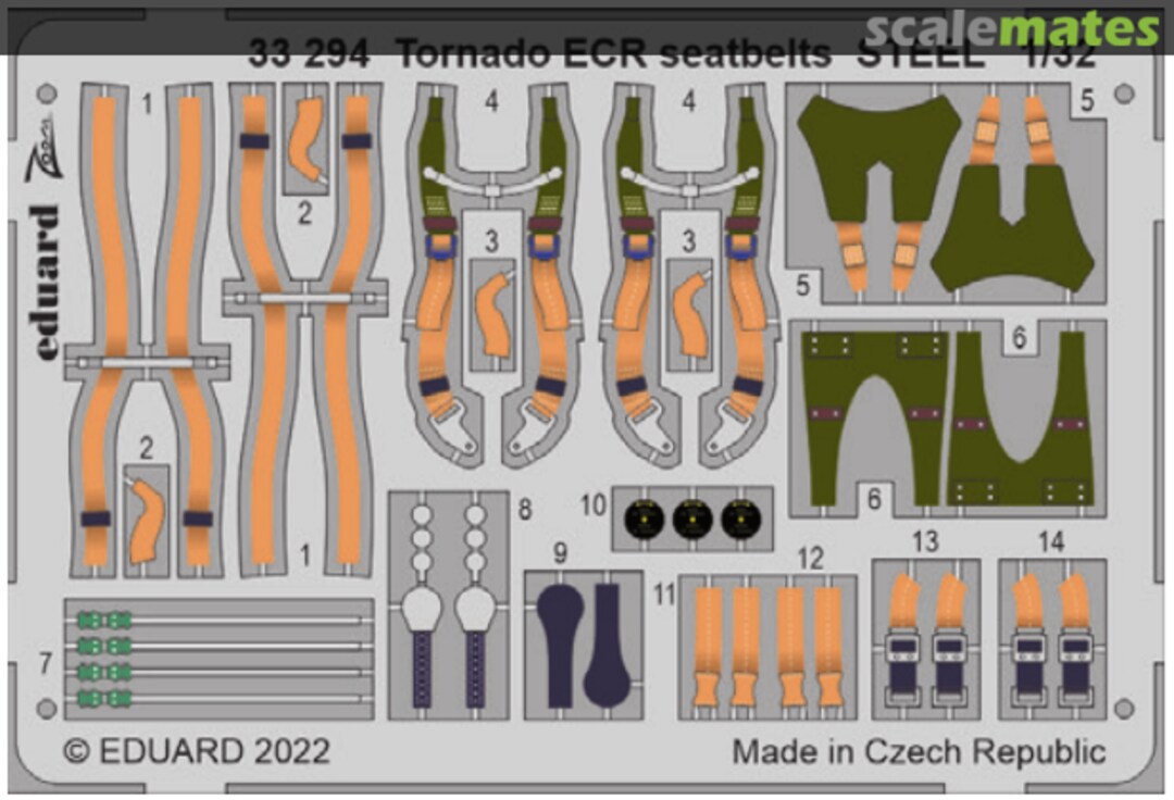 Boxart Tornado ECR seatbelts 33294 Eduard