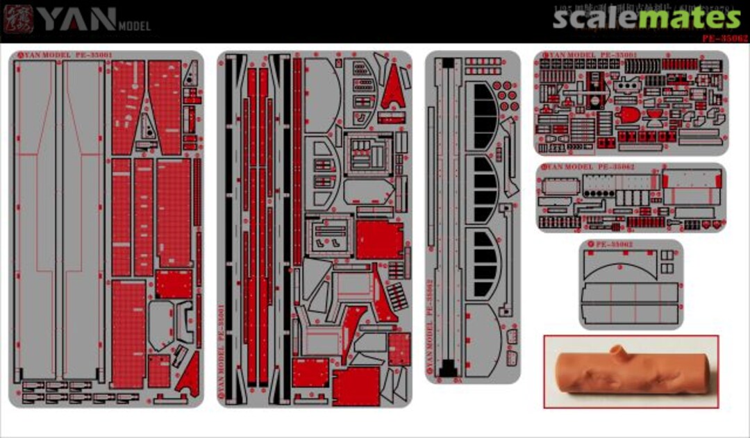 Contents Pz.Kpfw.IV Ausf.G detail set PE-35062 Yan Model