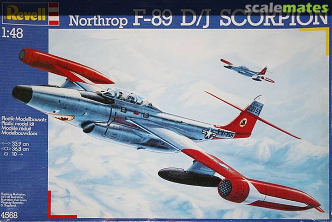 Boxart Northrop F-89 D/J Scorpion 4568 Revell