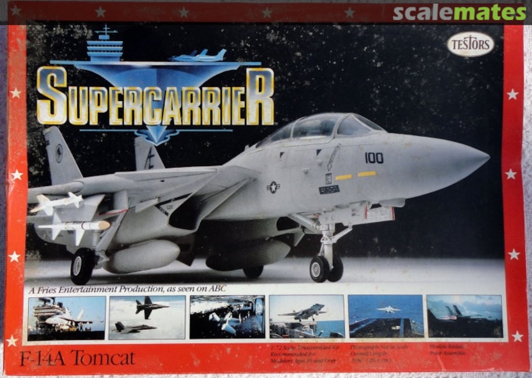 Boxart Supercarrier F-14A Tomcat 283 Testors