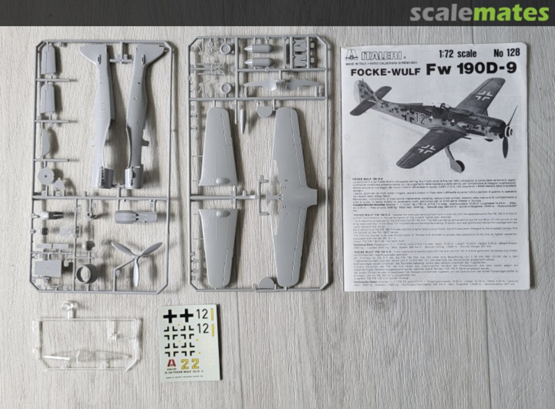 Contents FW 190D-9 128 Italeri