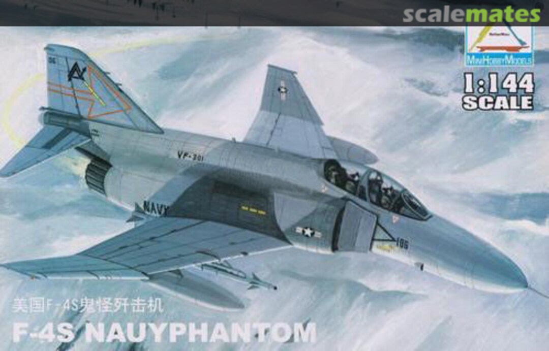 Boxart F-4S Navy Phantom 80419 Mini Hobby Models