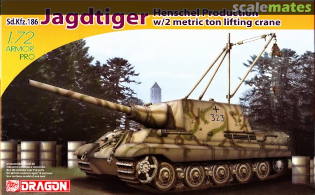 Boxart Jagdtiger Henschel Production 7345 Dragon