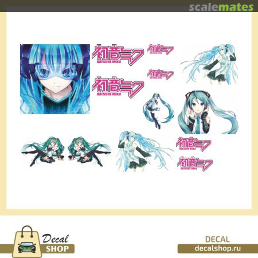 Boxart Hatsune Miku, Itasha style DSD3-1 Decal Shop